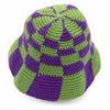 Warped Checked Crocheted Hat-Hats-Siesta Crafts