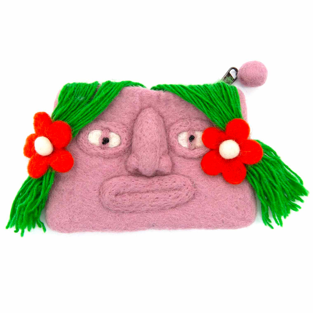 Face Felt Purse-Bags & Purses-Siesta Crafts