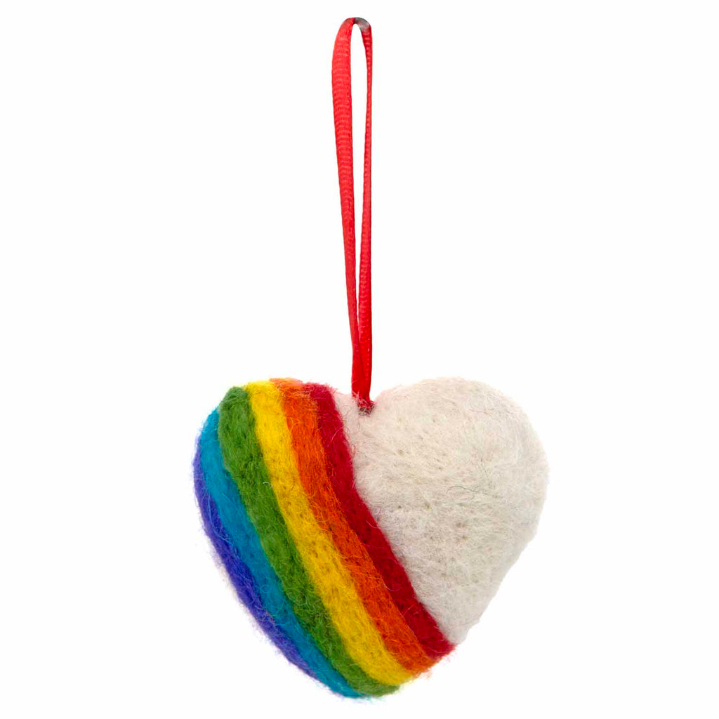 Pride Heart Felt Hanging