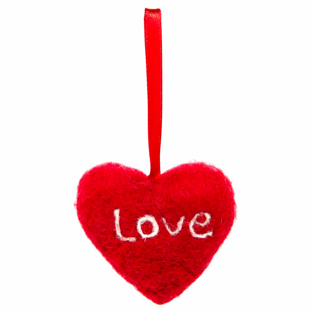 Love Heart Felt Hanging-Home Décor-Siesta Crafts