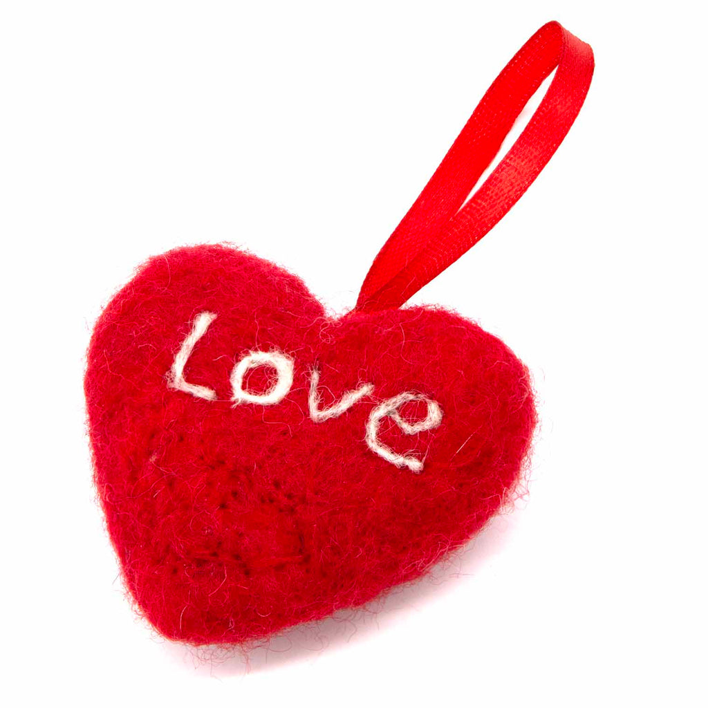 Love Heart Felt Hanging-Home Décor-Siesta Crafts