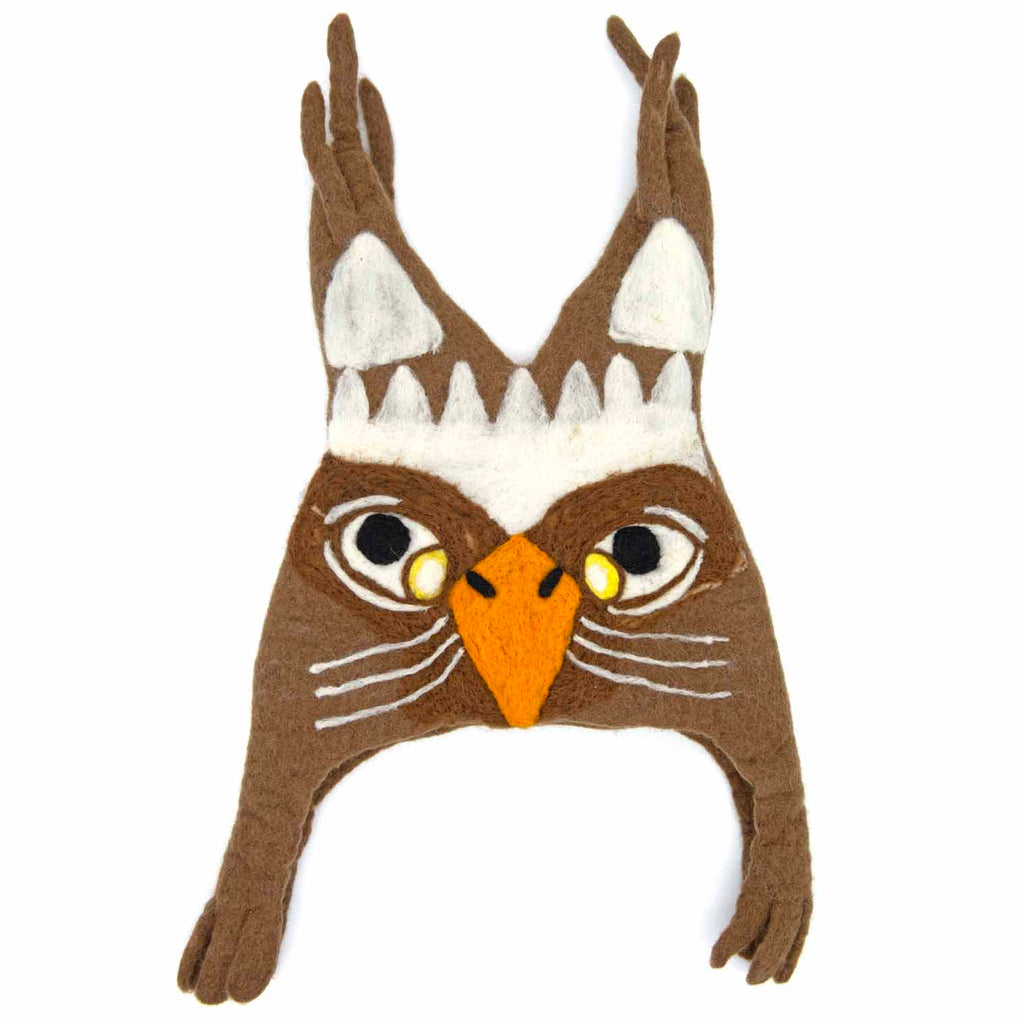 Owl Felt Hat-Hats-Siesta Crafts