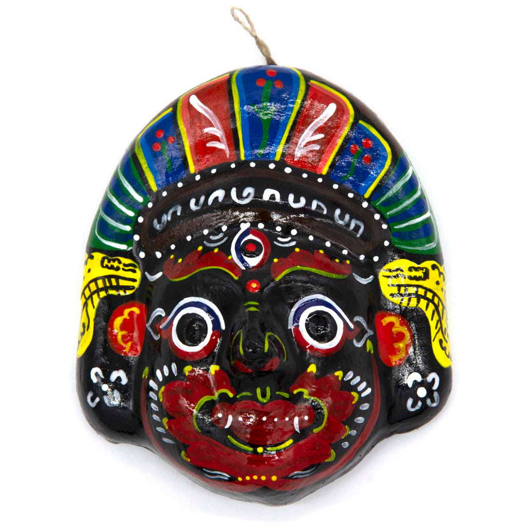 Bhairab Clay Mask-Home Décor-Siesta Crafts