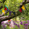 Large Flag Recycled Sari Bunting