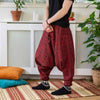 Loose Print Ali Baba Trousers