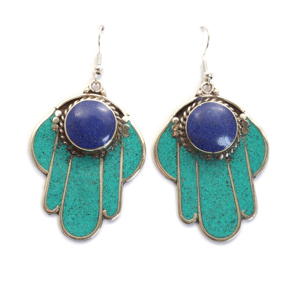 Cyan Fatima Earrings