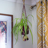 Recycled Sari Plant Hanger Small