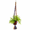 Recycled Sari Plant Hanger Large-Plant Pots, Vases & Hangers-Siesta Crafts