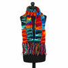 Tie Dye Knitted Patchwork Scarf