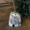 Carved Bone Elephant Incense Holder