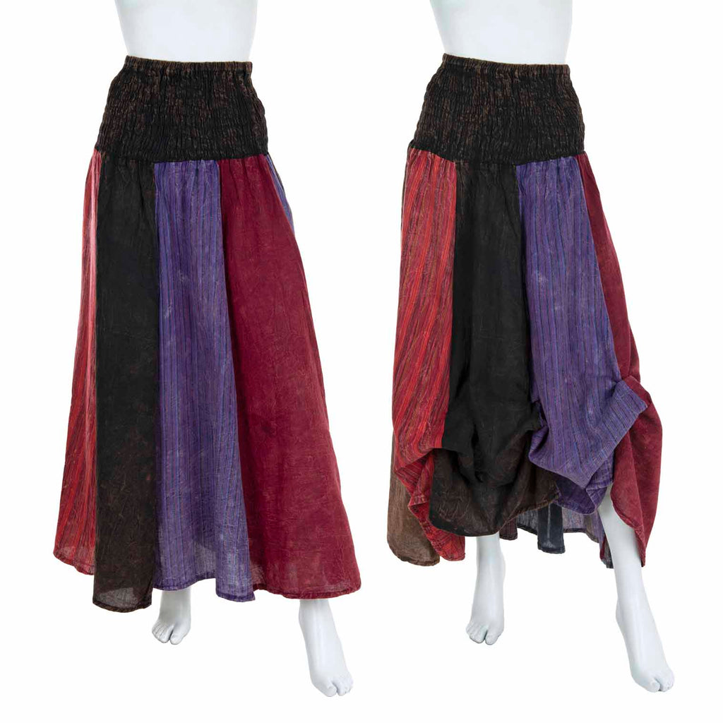 Overdyed Patch Skirt