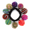 Swirl Bobble Felt Scrunchie-Hair Accessories-Siesta Crafts