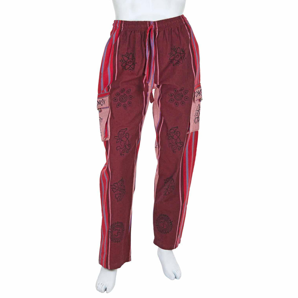 Shyama Blockprint Trousers-Trousers-Siesta Crafts