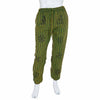 Stonewash Patch Blockprint Trousers-Trousers-Siesta Crafts