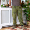 Stonewash Patch Blockprint Trousers