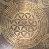 Flower of Life Cloud Mantra Metal Wind Gong No.37