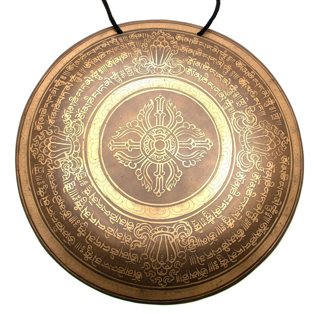 Vajra Mantra Metal Wind Gong No.44