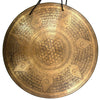 Flower of Life Om Metal Gong No.49-Gongs-Siesta Crafts