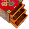 Tibetan Style Set of Three Drawers - Flowers No.392