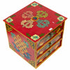 Tibetan Style Set of Three Drawers - Flowers No.398