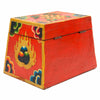 Tibetan Style Orange Cheppu Pyramid Chest