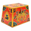 Tibetan Style Orange Cheppu Pyramid Chest