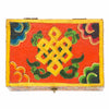 Tibetan Style Orange Cheppu Pyramid Chest