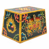 Tibetan Style Dark Green Cheppu Pyramid Chest