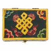 Tibetan Style Dark Green Cheppu Pyramid Chest