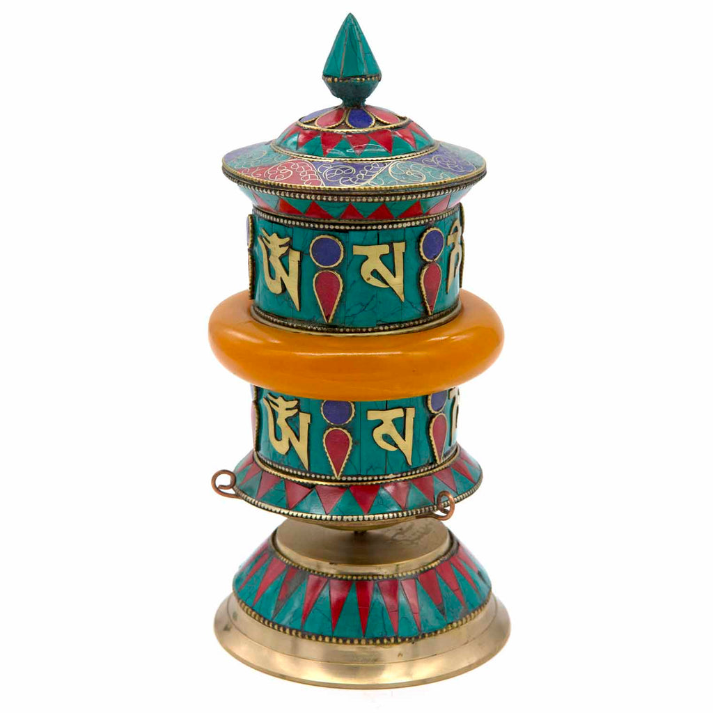 Special Standing Prayer Wheel No. 410-Buddhism-Siesta Crafts