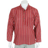 Oversize Stripy Grandad Shirt