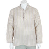 Oversize Stripy Grandad Shirt