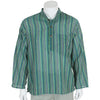 Oversize Stripy Grandad Shirt