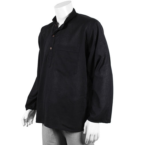 Oversize Plain Grandad Shirt