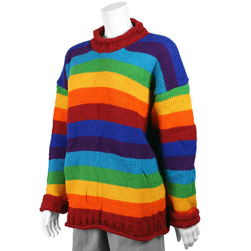 Rainbow Stripy Jumper