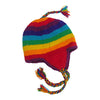 Chunky Rainbow Earflap Hat