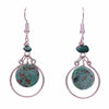 Stone Circle Earrings