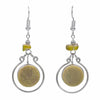 Stone Circle Earrings