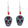 Small Skull Earrings-Earrings-Siesta Crafts