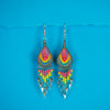 Peacock Bead Earrings