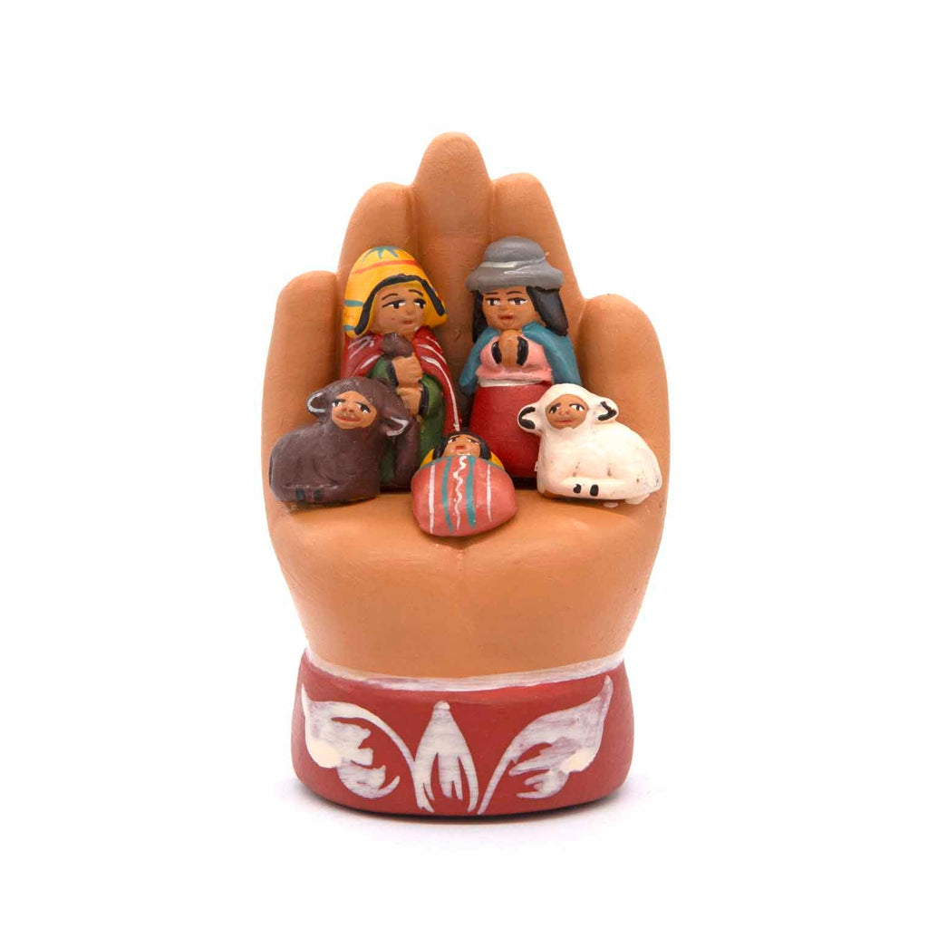 Hand Nativity Ceramic-Christianity-Siesta Crafts