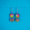 Rainbow Spiral Earrings