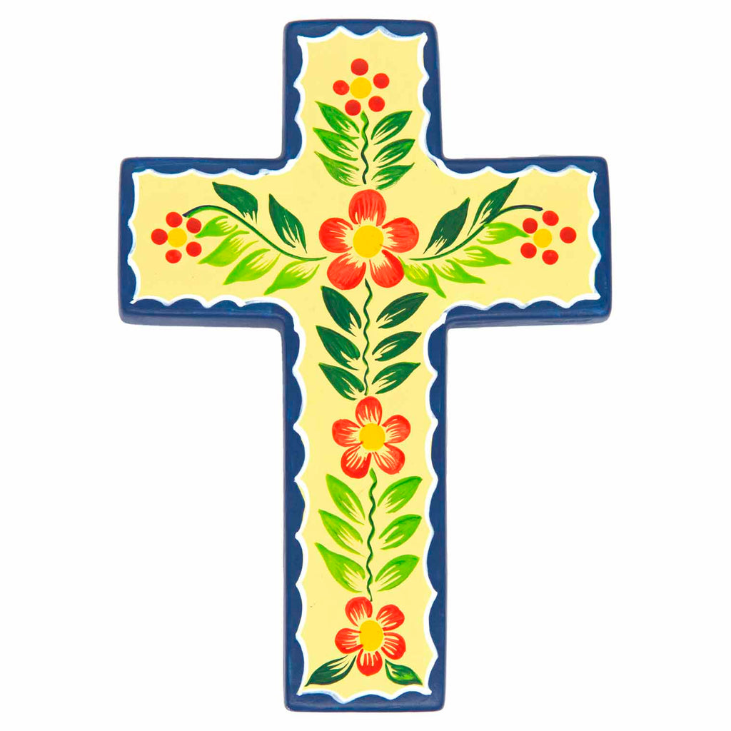 Ceramic Cross-Christianity-Siesta Crafts