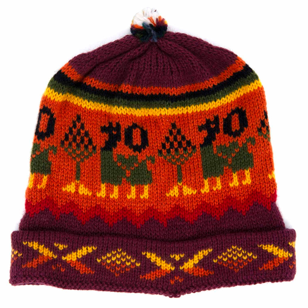 Autumnal Llama Hat-Hats-Siesta Crafts