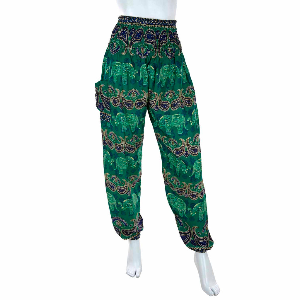 Elephant Print Trousers-Trousers-Siesta Crafts