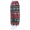 Drawstring Elephant Print Trousers-Trousers-Siesta Crafts