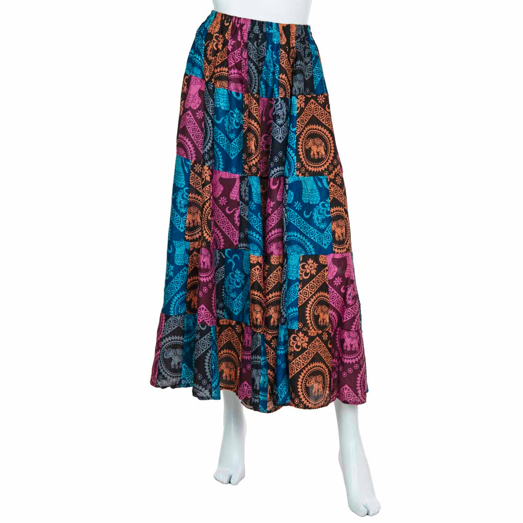 Thai Elephant Patch Skirt