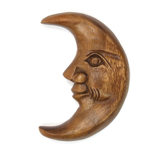 Moon Face Carving-Home Décor-Siesta Crafts