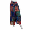 Patchwork Wide Leg Trousers