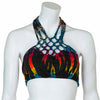 Knotted Jersey Tie Dye Triangle Top